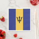 Recherche de barbade serviettes Drapeau