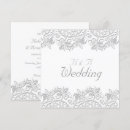 Recherche de dentelle blanche invitations Romantique