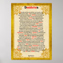 Recherche de desiderata posters Graduation