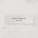 Recherche de minimalisme cartes visite Blanc