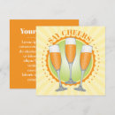 Recherche de cocktails carrées invitations Orange