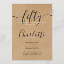 Recherche de kraft anniversaire invitations Élégant