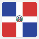 Recherche de république dominicaine autocollants Drapeau dominicain
