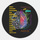 Recherche de neuroscience autocollants Cerveau