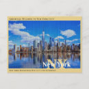 Recherche de manhattan vintage cartes postales Illustration