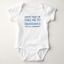 Recherche de grand mère drôle bébé vêtements Petit fils