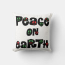 Recherche de paix sur terre coussins Vacances