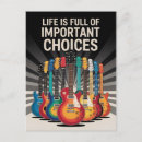 Recherche de groupe de musique cartes postales Guitare électrique