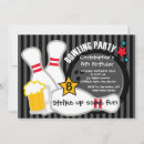 Recherche de boy bowling party invitations Fête