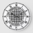 Recherche de damier noir et blanc horloges Motif
