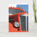 Recherche de vieux camion vœux cartes Rouge