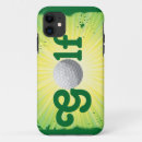 Recherche de boule de golf iphone coques Vert