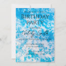 Recherche de planète bleue invitations Fête d'anniversaire