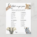Recherche de jungle baby shower games Aquarelle