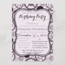 Recherche de montre noire invitations Fête d'anniversaire