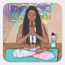 Recherche de yoga autocollants Paix