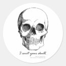 Recherche de anniversaire gothique autocollants Crâne