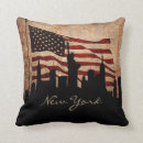 Recherche de drapeau américain grunge coussins Cru