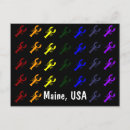 Recherche de homard rouge cartes postales Bleu
