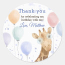 Recherche de girafe bleue autocollants Bébé garçon