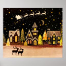 Recherche de christmas village posters Neige
