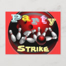 Recherche de goupilles bowling cartes invitations Partie