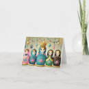 Recherche de poupée russe vœux cartes Matryoshka