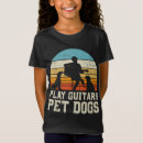 Recherche de guitare animal tshirts Chien