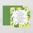 Recherche de vert citron invitations Floral