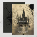 Recherche de château de halloween invitations Éffrayant