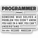 Recherche de langages de programmation autocollants Programmeur