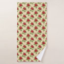 Recherche de motif sans couture bain serviettes Rouge