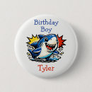Recherche de requins badges Bleu