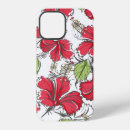 Recherche de fleurs tropicales iphone coques Brillant