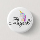 Recherche de licorne colorée badges Magique