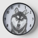 Recherche de sibérien horloges Husky