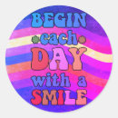 Recherche de sourires autocollants Arc en ciel
