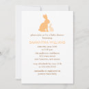 Recherche de rabbit baby shower fille invitations Mignon