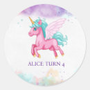 Recherche de licornes de kawaii autocollants Girly