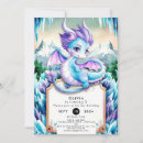Recherche de bébé dragon invitations Whimsical