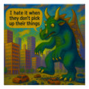 Recherche de monstre drôle posters Imaginaire