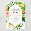 Recherche de hibiscus anniversaire invitations Feuille