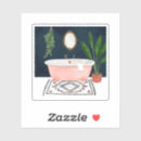 Recherche de baignoire autocollants Boho