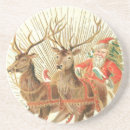 Recherche de saint nicolas dessous de verres Vintage