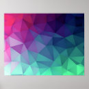 Recherche de motif triangles posters Rose