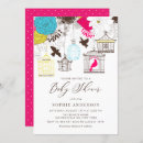 Recherche de oiseau coloré invitations Floral