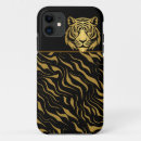 Recherche de tête de tigre iphone coques Noir