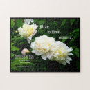 Recherche de pivoine puzzles Pivoines blanches