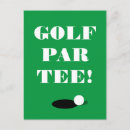 Recherche de golfeurs cartes postales Parti