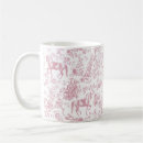 Recherche de toile de jouy tasses Vintage